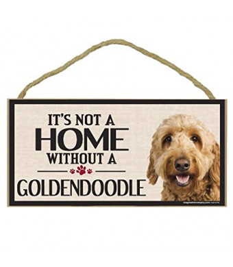 Imagine This Wood Sign for Goldendoodle Dog Breeds