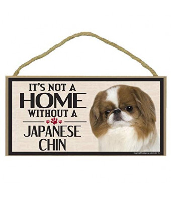 Imagine This Wood Sign for Japanese Chin Dog Breeds
