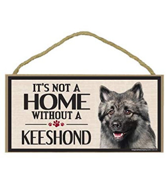 Imagine This Wood Sign for Keeshond Dog Breeds
