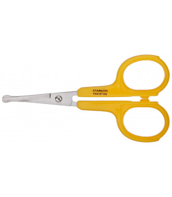 Tamsco Safety Scissor 3.5-Inch Safety Tip Plastic Handle Stainless Steel Body
