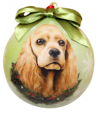 Cocker Spaniel Christmas Ornament Shatter Proof Ball Easy To Personalize A Perfect Gift For Cocker Spaniel Lovers