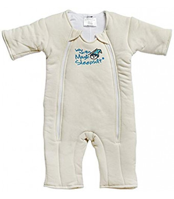 Baby Merlin's Magic Sleepsuit Cotton - Cream - 3-6 months