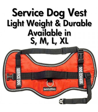Service Dog Vest Harness - Light Weight But Durable - Available Sizes 18" - 38"