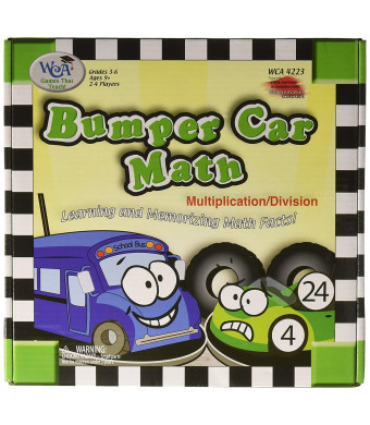 Learning Advantage, Bumper Car Math Board Game Learning and Memorizing Math Facts - Multiplication and Division