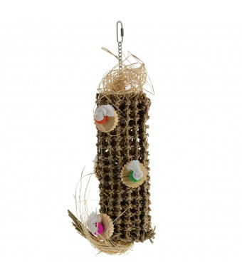 Penn Plax, Bird Life, Natural Weave Kabob Bird Toy, 21''H