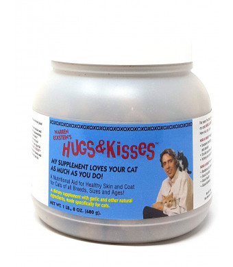 HUGS and KISSES Warren Eckstein's Vitamin Mineral Supplement Treat for Cats