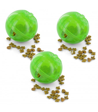 Petsafe SlimCat Green Meal Dispensing Cat Toy, (3 Pack)