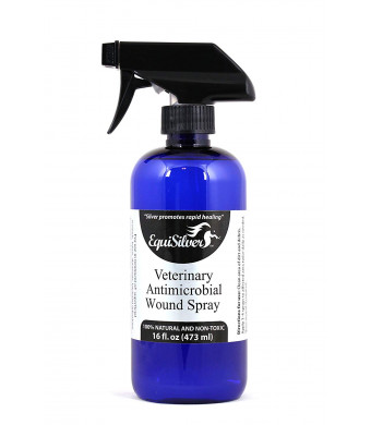 Equisilver Vet Formulated Wound Spray for Dogs and Cats | Relief for Hot Spots, Skin Infections, Itchy Dry Skin | Rapid Healing All Natural and NonToxic | Made in USA