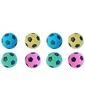 PetFavorites Foam/Sponge Soccer Ball Cat Toy Best Interactive Cat Toys Ever Most Popular Independent Pet Kitten Cat Exrecise Toy balls for Real Cats Kittens, Soft/Bouncy/Noise Free.