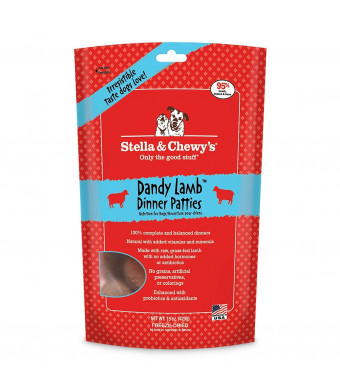 Stella and Chewy Freeze Dried Super Dandy Lamb Dinner Dog Food, 14 ounce bag