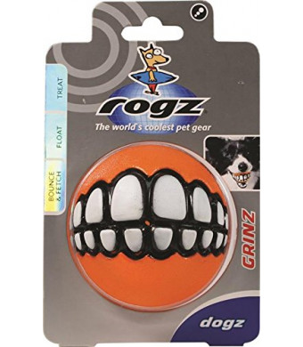 ROGZ Grinz - Dog Chew and Fetch Ball
