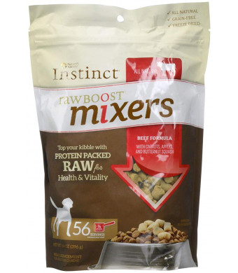 Nature's Variety Instinct Raw Boost Freeze Dried Mixer Dog Meal Topper - Beef - 14 oz