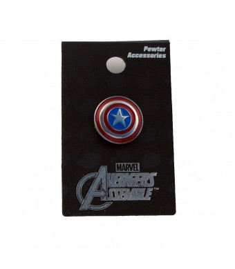 Marvel Captain America Colored Pewter Lapel Pin