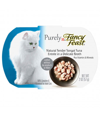 Purina Fancy Feast Purely Natural Entrees in a Delicate Broth Adult Wet Cat Food