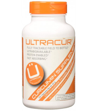 Ultracur - Curcumin Turmeric - Fast Acting Highly Bioavailable Curcumin -120 Vegetarian Capsules