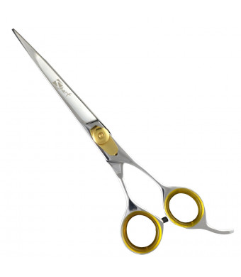 Sharf Gold Touch Pet Grooming Shear, 6.5 Inch Straight Dog Grooming Scissors