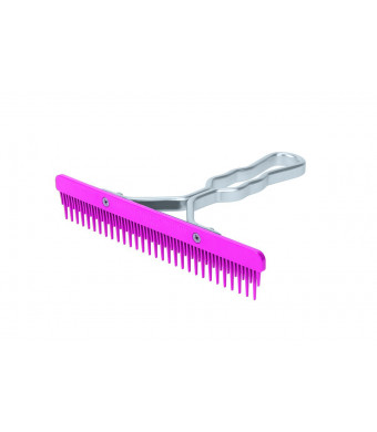 Weaver Leather Fluffer Comb with Handle and Replaceable Plastic Blade