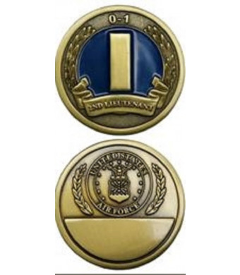 U.S. Air Force 2nd Lieutenant 0-1 Challenge Coin