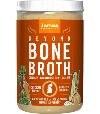 Jarrow Formulas Beyond Bone Broth Powdered Drink Mix, Chicken flavor, 10.8 Ounce (306 g)