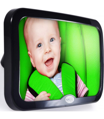 Safe Baby Tech Baby Car Mirror, Crystal Clear Reflection