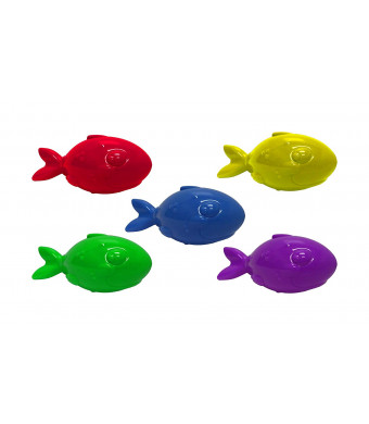 Multipet Zoomies Latex Fish Dog Toy, 7"