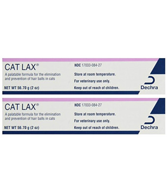Dechra Cat Lax Cat Hairball Remedies 2oz (2 Pack)