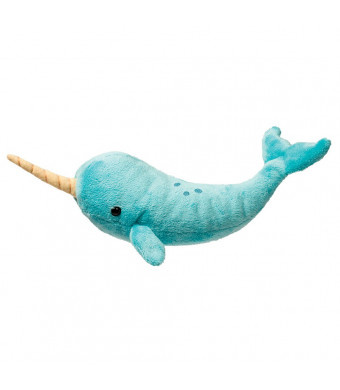 Cuddle Toys 1571 Spike Jr. Blue Narwhal Toy