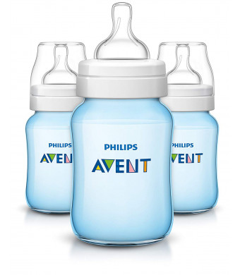 Philips Avent Anti-colic Baby Bottles Blue, 9oz, 3 Piece