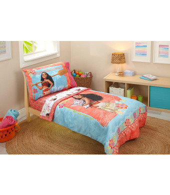 Disney Moana Toddler 4 Piece Bedding Set