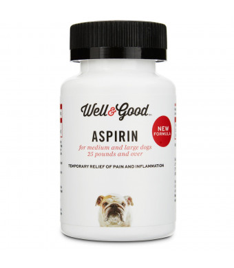 Well and Good Buffered Dog Aspirin, 75 tablets, For Large Dogs