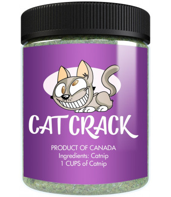 Cat Crack Catnip, Premium Blend Safe for Cats, Infused with Maximum Potency Your Kitty is Guaranteed to Go Crazy for!