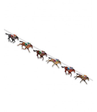 Horse Racing Streamer 10.5-Inch by 6-Feet (1-Count)