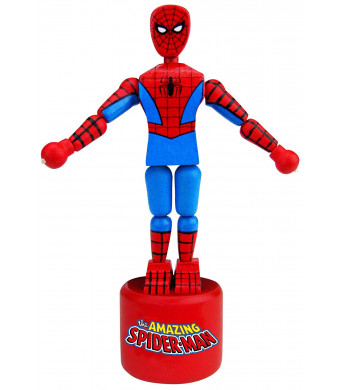 Entertainment Earth Spider-Man Wood Push Puppet