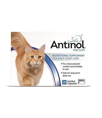 Antinol 30 Count Joint Health Supplement for Cats (SoftGel Caps)