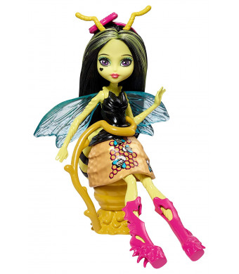 Monster High Garden Ghouls Winged Critters Beetrice Doll, 5.25"