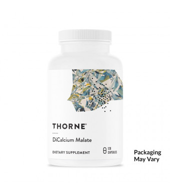 Thorne Research - DiCalcium Malate - Concentrated Calcium Supplement with DimaCal for Bone Density Support - 120 Capsules