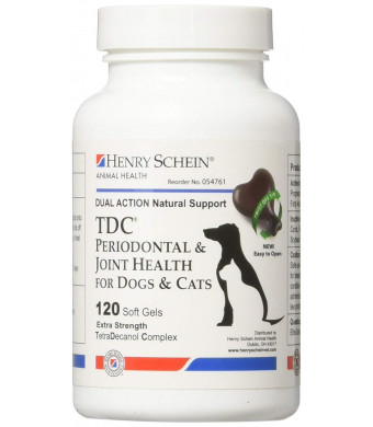 Henry Schein 54761 TDC Periodontal and Joint Health for Dogs and Cats  (Packaging label May Vary)