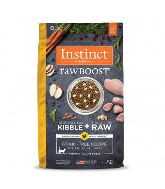 Instinct Raw Boost Grain Free Recipe Natural Dry Cat Food by Nature's Variety