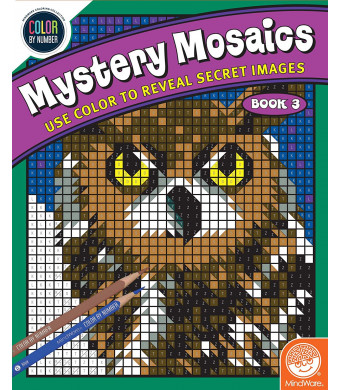 Kelli's Shop MindWare Color by# Mystery Mosaics: (Book 3)