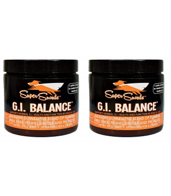 (2 Pack) Super Snouts G.I. Balance Digestive Blend Supplement for Dogs and Cats