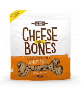 The Dog Bakery Wheat Free Bones Natural Made in the USA Healthy Dogs Treat Biscuits Bone Shaped Treats Original and Mini Great For Training small medium large made real peanut butter cheese (assorted)
