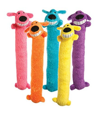 Multipet Loofa Plush Squeaky Dog Toy Set 2 Piece Pack Set