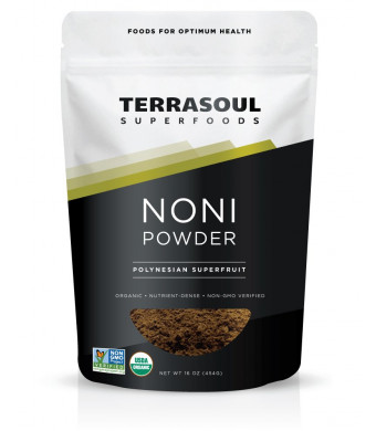 Terrasoul Superfoods Organic Noni Fruit Powder, 16 Ounces