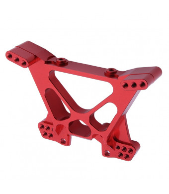 HobbyPark Aluminum Rear Shock Tower For Traxxas 1/10 Slash 4x4 4wd Upgrade Replacement of 6838 Hop Up Parts Red