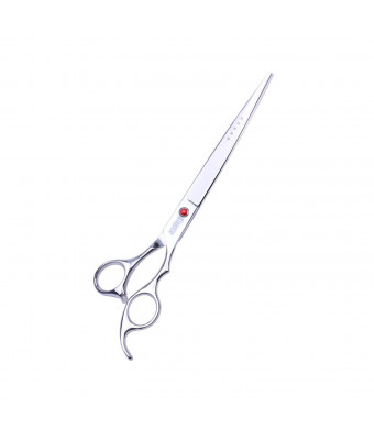 Klngstar Professional Razor Edge Series - 7.0/8.0 Silver Professional Pet Grooming Cutting Scissors/Shears for Dog Lovers