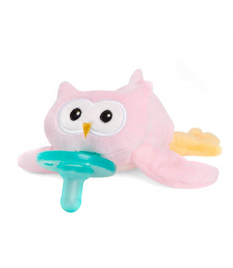 WubbaNub Infant Pacifier - Pink Owl