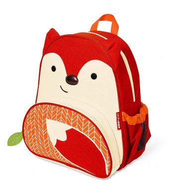Skip Hop New Fox Toddler Backpack, 12" School Bag, Multi