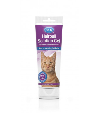 Pet Ag Hairball Solution Cat Gel, 3.5 oz