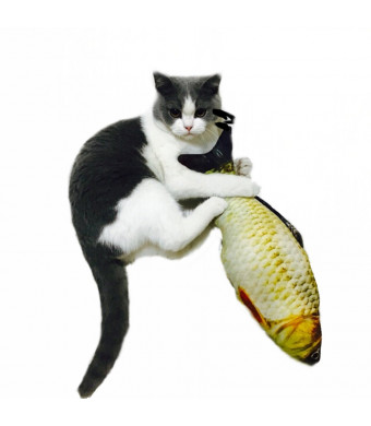 S-Lifeeling Cushion Pillow Animal Cat Toy Fish Toy Simulated Creative Fish Cat Toy for Cat/Kitty/Kitten
