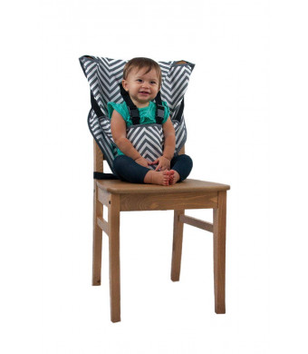 Cozy Cover Easy Seat Portable High Chair (Chevron) - Quick, Easy, Convenient Cloth Travel High Chair Fits in Your Hand Bag for a Happier, Safer Infant/Toddler